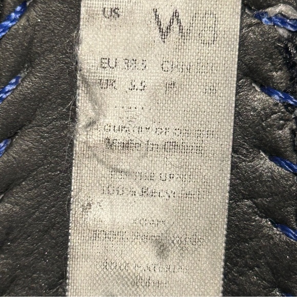 ROTHY’S **Destroyed** Rothy’s The Flat Round Toe Black White Birdseye | Size 8 - Picture 13 of 15